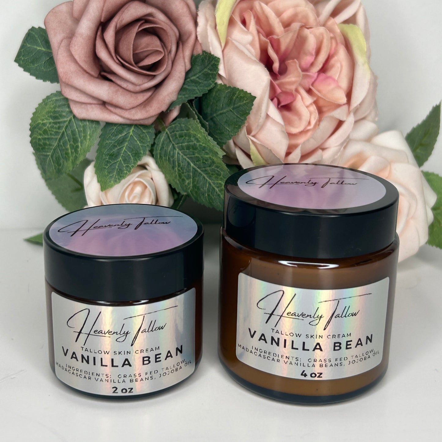 Vanilla Bean Infused Whipped Tallow Face & Body Cream