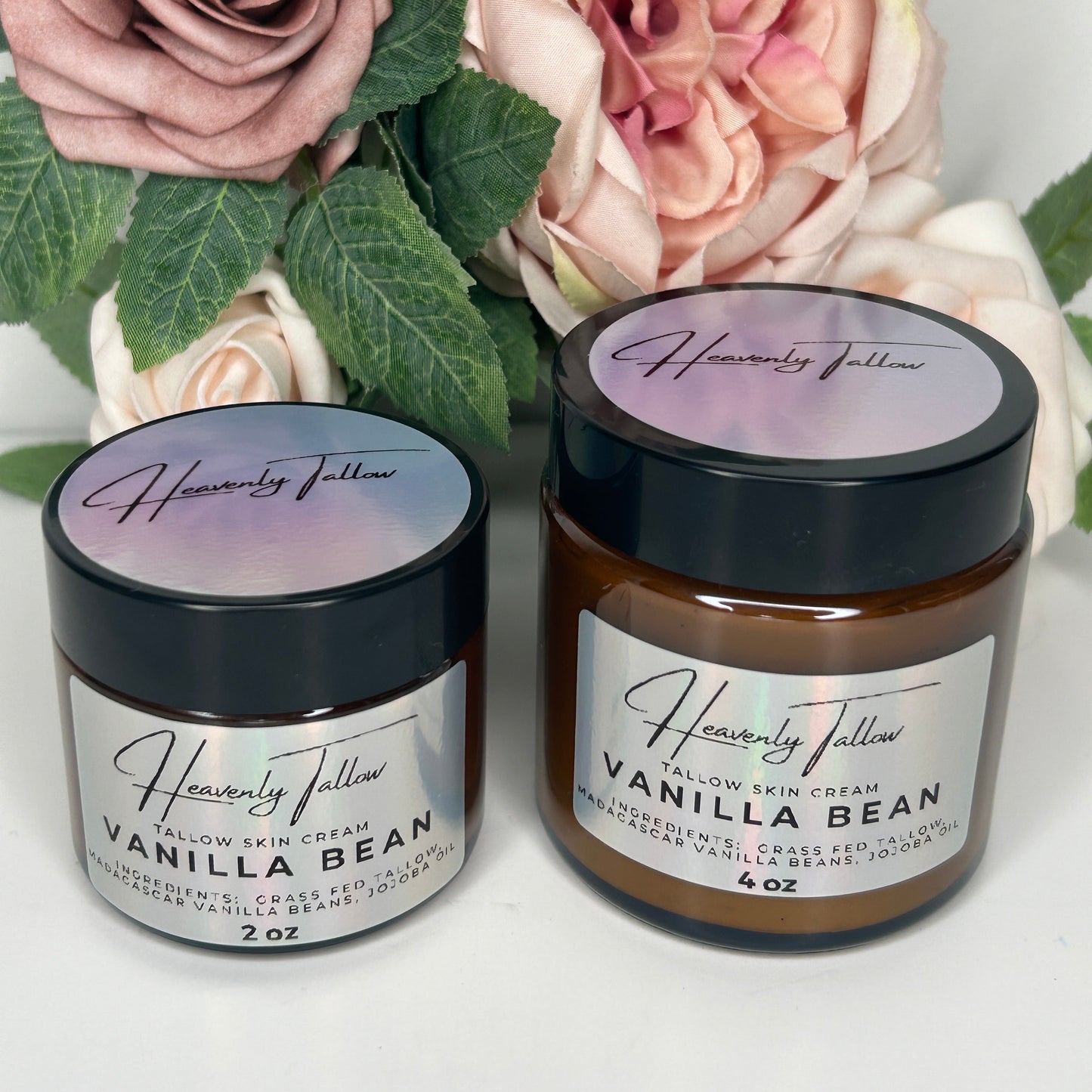 Vanilla Bean Infused Whipped Tallow Face & Body Cream