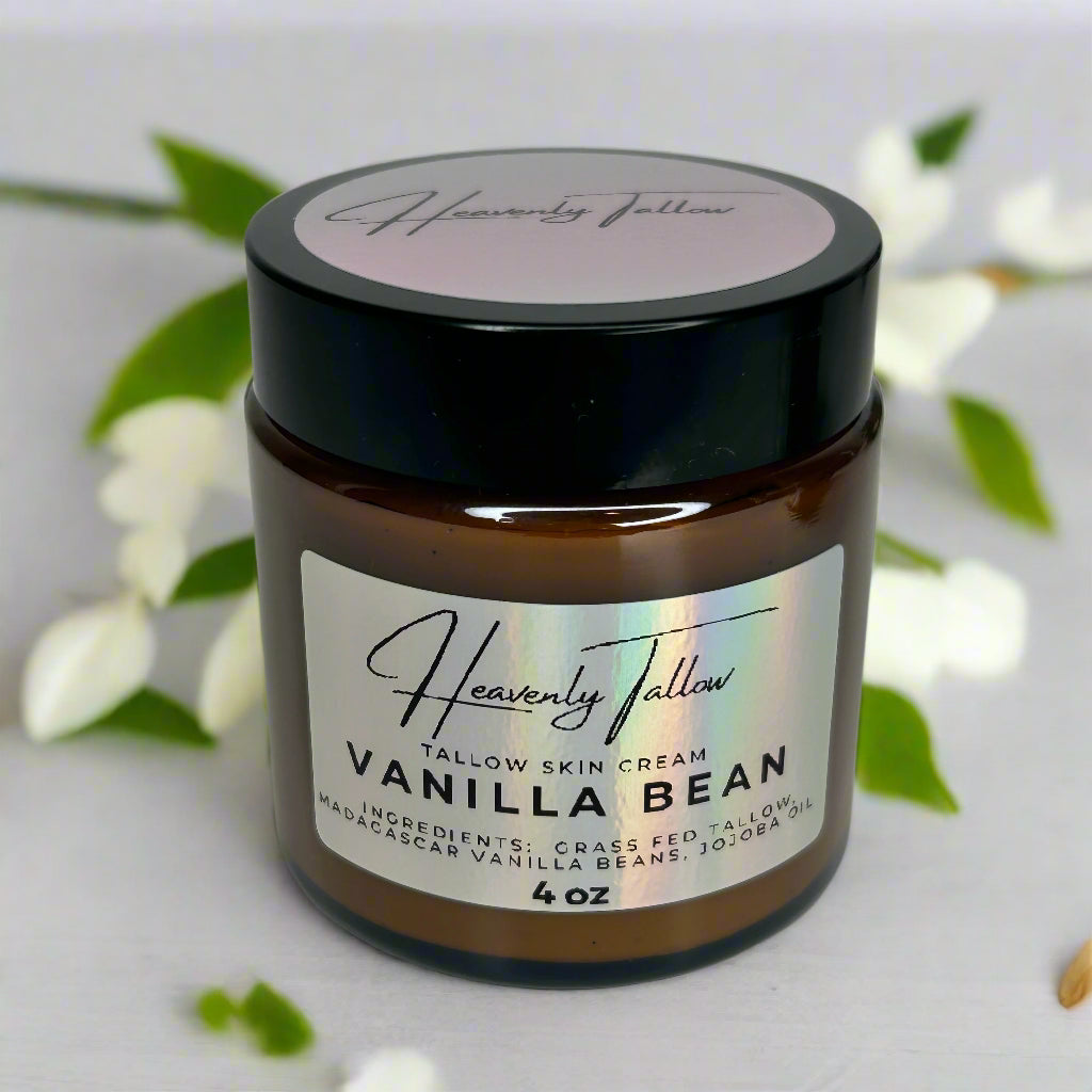 Vanilla Bean Infused Whipped Tallow Face & Body Cream