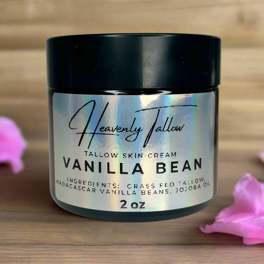 Vanilla Bean Infused Whipped Tallow Face & Body Cream
