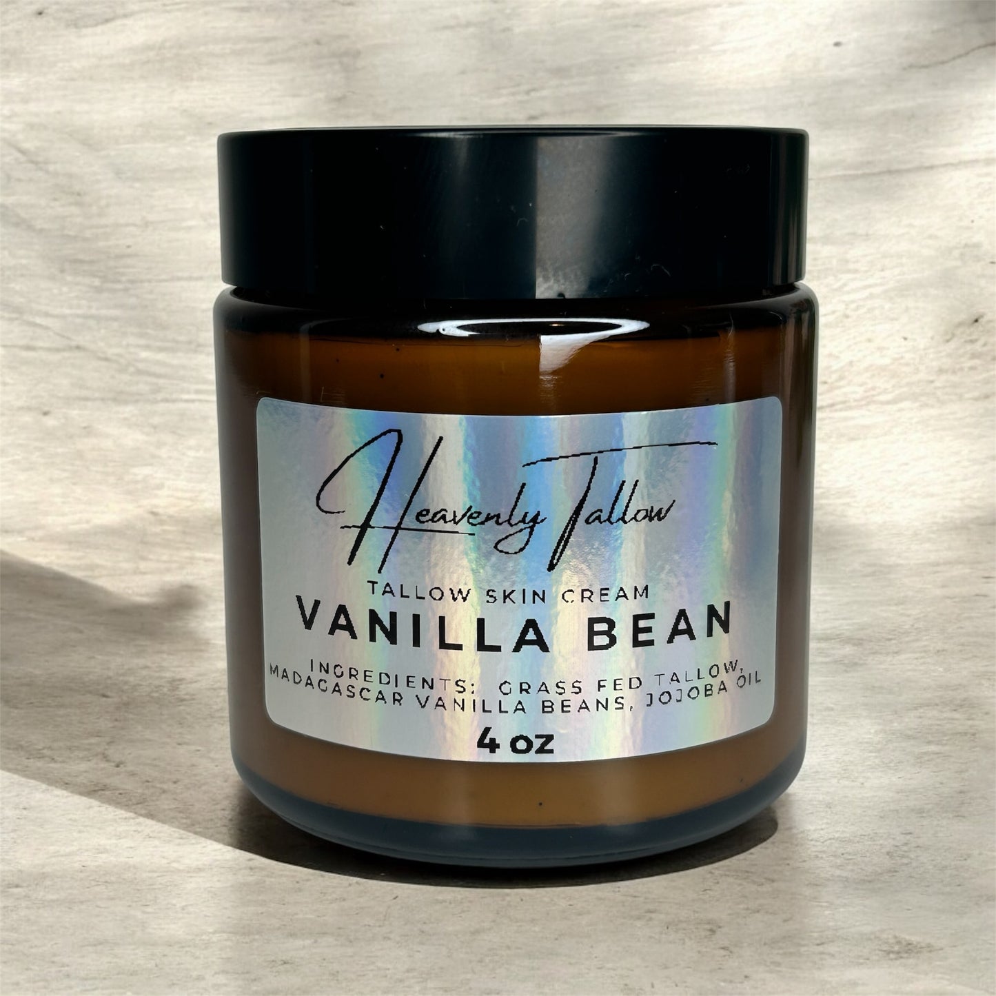Vanilla Bean Infused Whipped Tallow Face & Body Cream