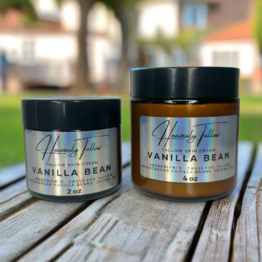 Vanilla Bean Infused Whipped Tallow Face & Body Cream