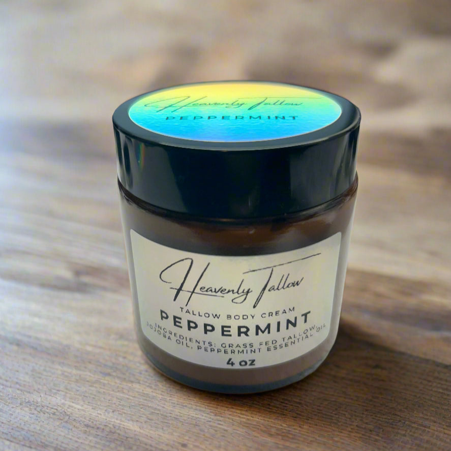 Peppermint Whipped Tallow Face & Body Cream