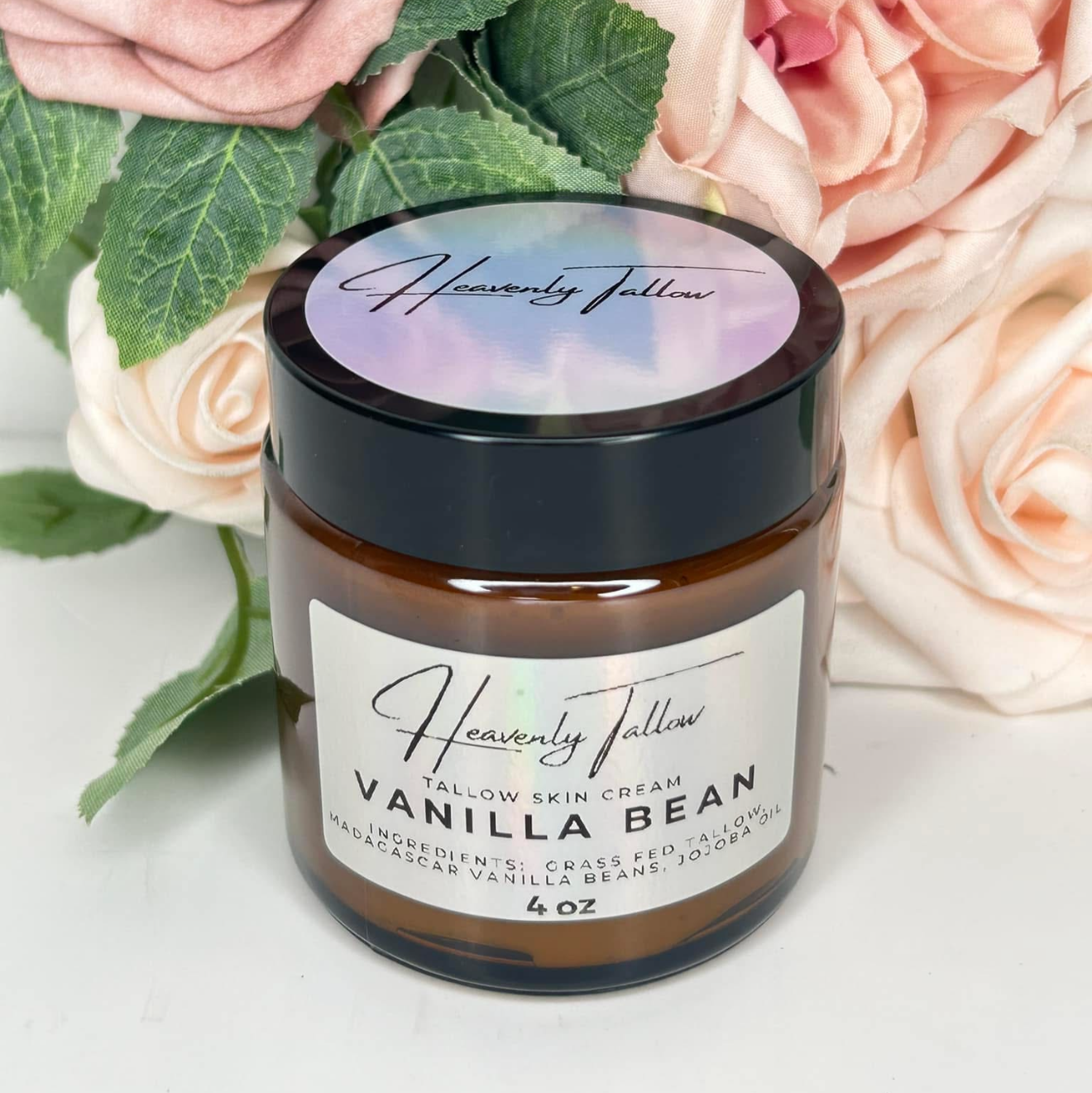 Vanilla Bean Infused Whipped Tallow Face & Body Cream
