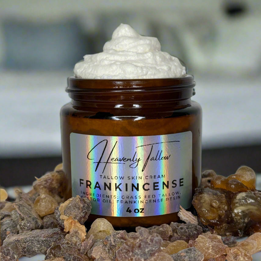 Frankincense Infused Whipped Tallow Face & Body Cream