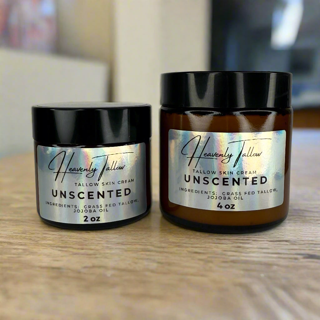 Unscented Whipped Tallow Face & Body Cream