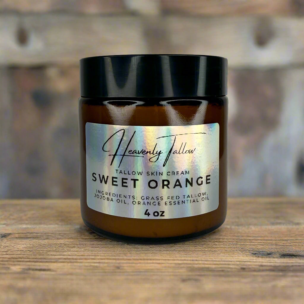 Sweet Orange Whipped Tallow Face & Body Cream