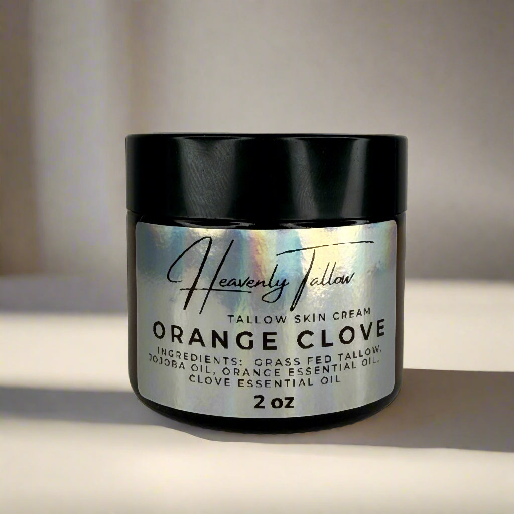 Orange Clove Whipped Tallow Face & Body Cream
