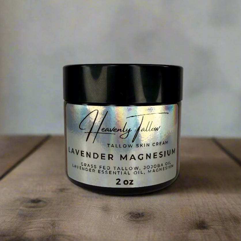 Lavender Magnesium Infused Whipped Tallow Face & Body Cream