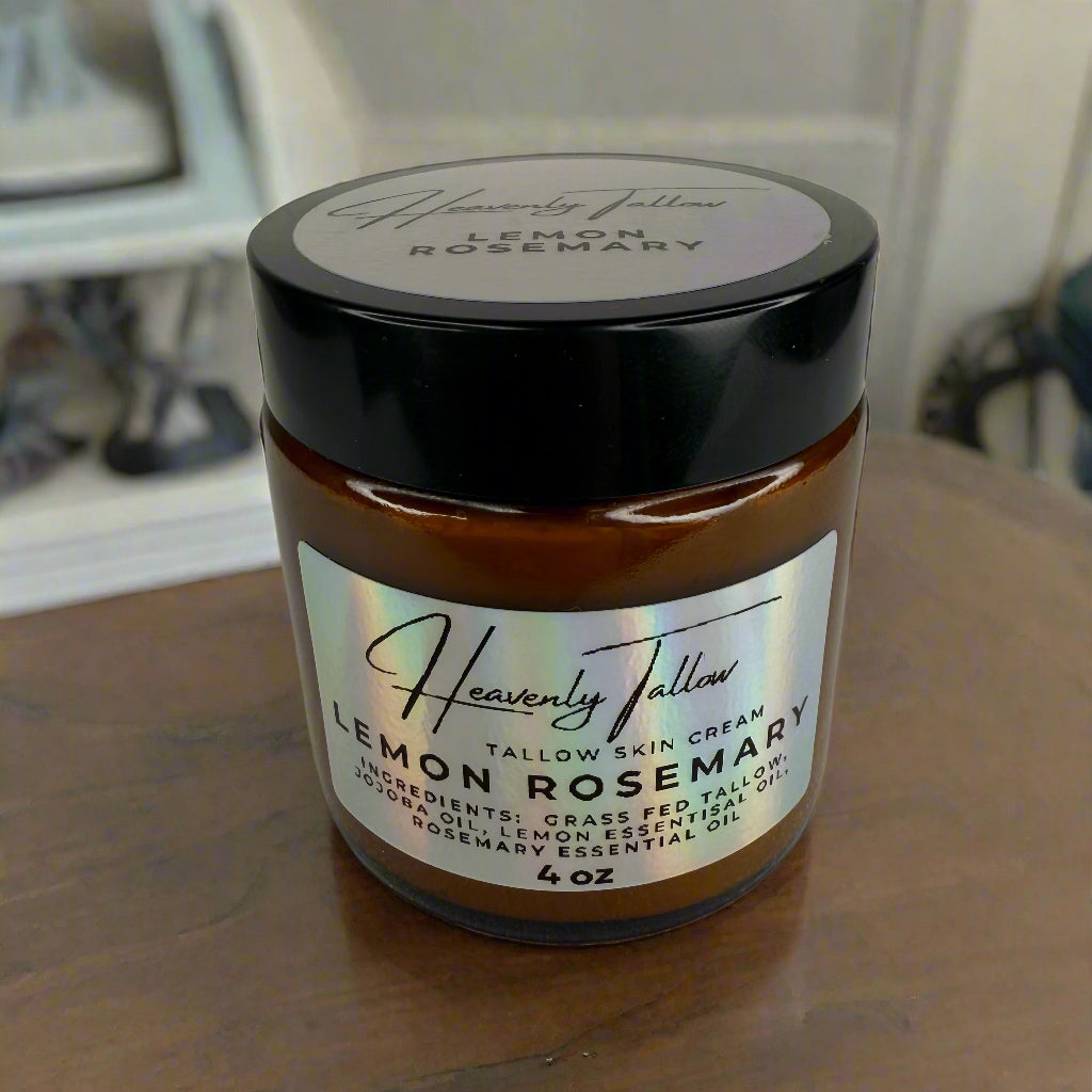 Lemon Rosemary Whipped Tallow Face & Body Cream