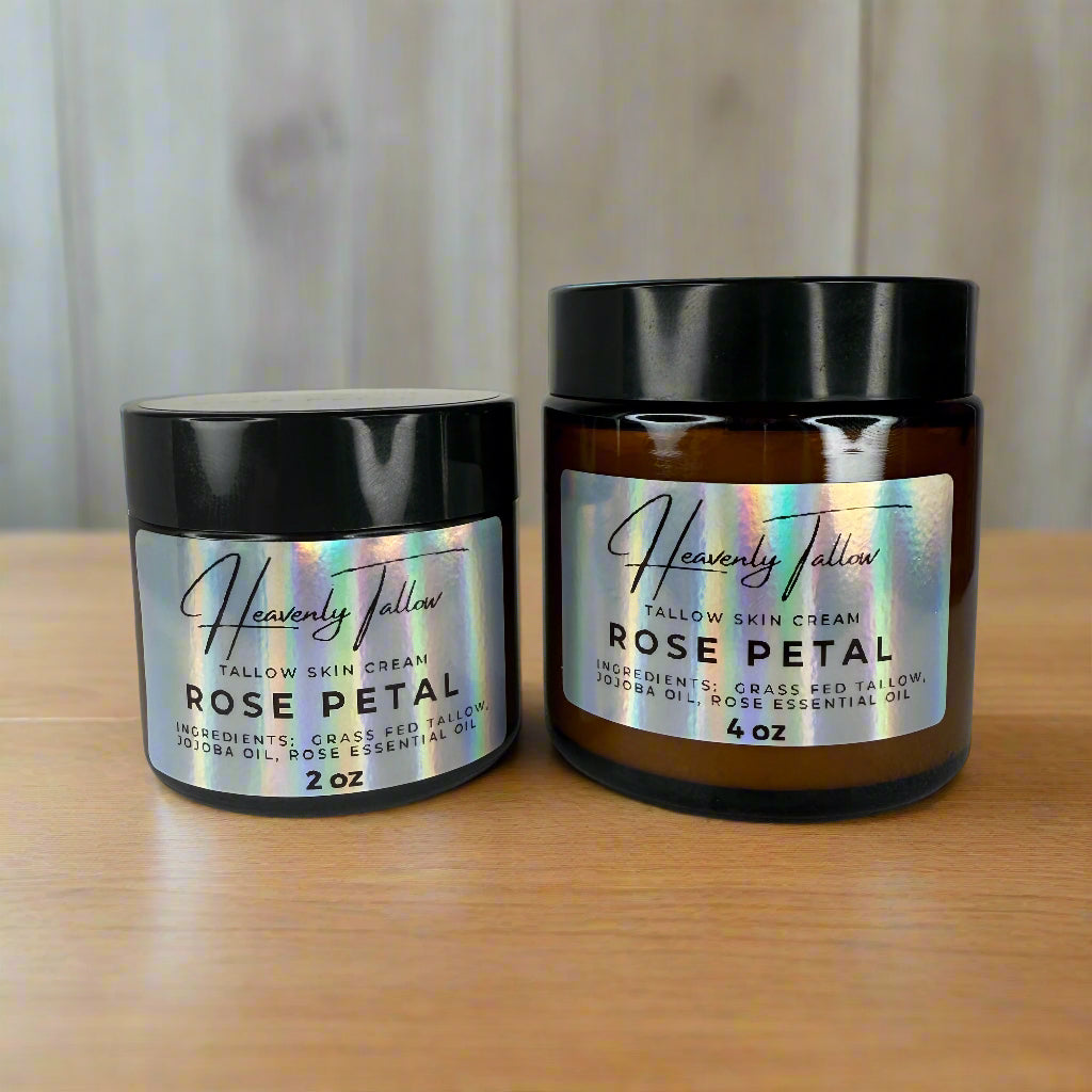 Rose Petal Whipped Tallow Face & Body Cream