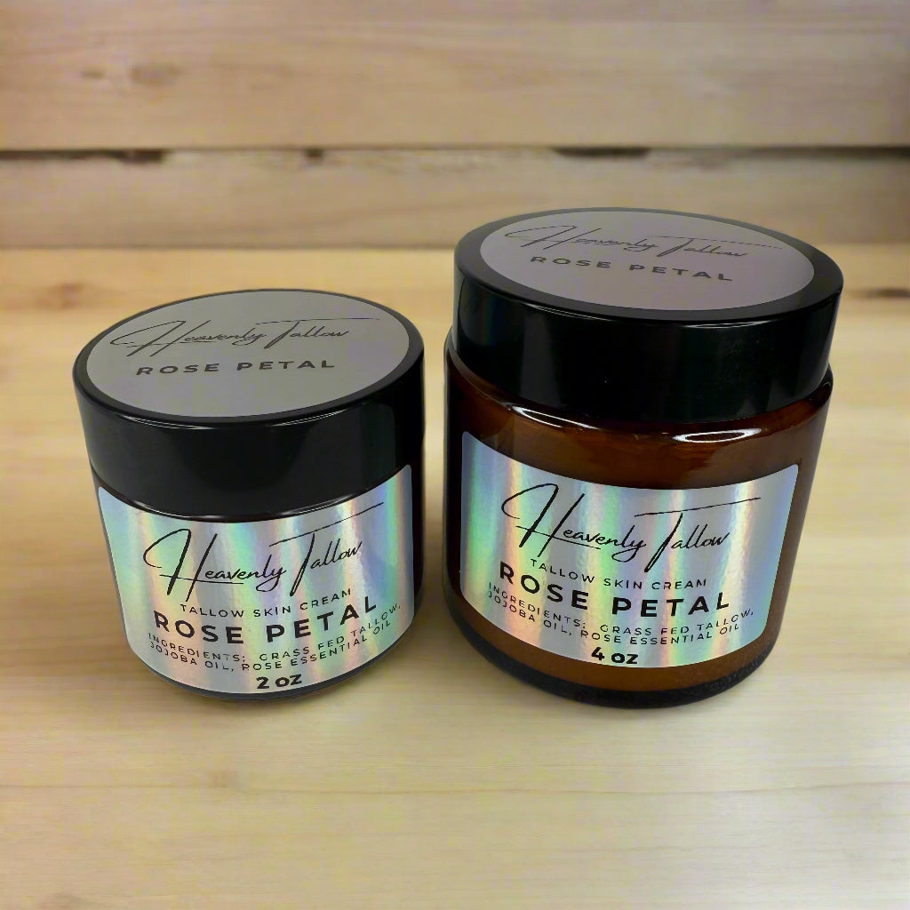 Rose Petal Whipped Tallow Face & Body Cream