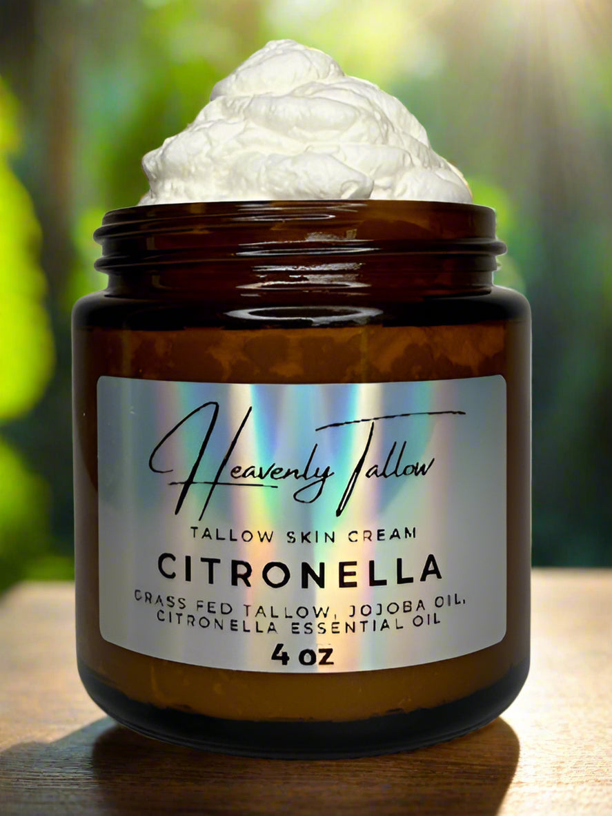 Citronella Whipped Tallow Bug Away Body Cream
