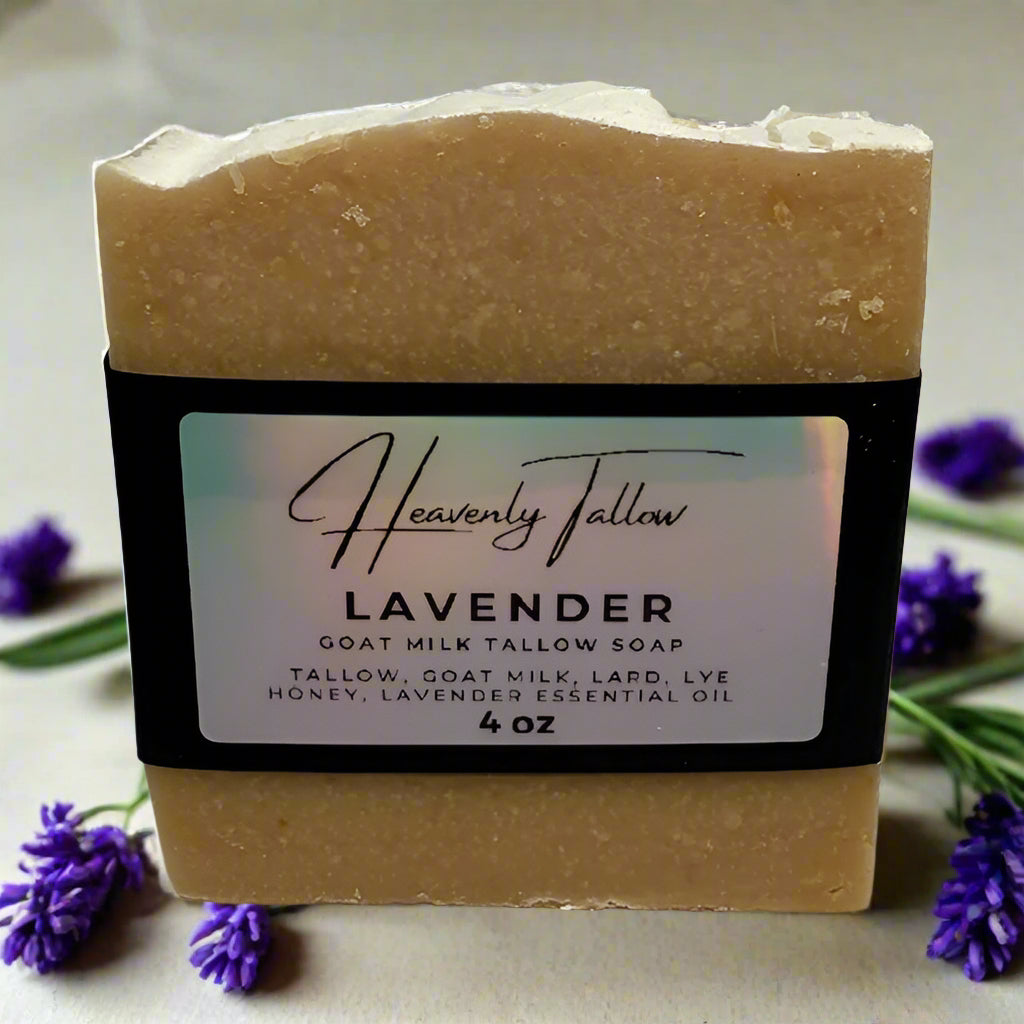 Lavender Goat Milk Tallow Soap