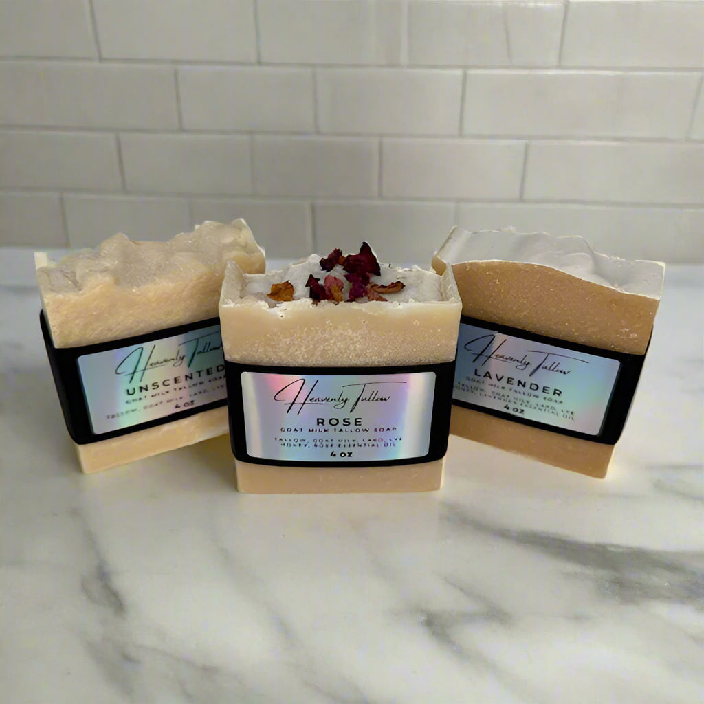 Unscented Goat Milk Tallow Soap