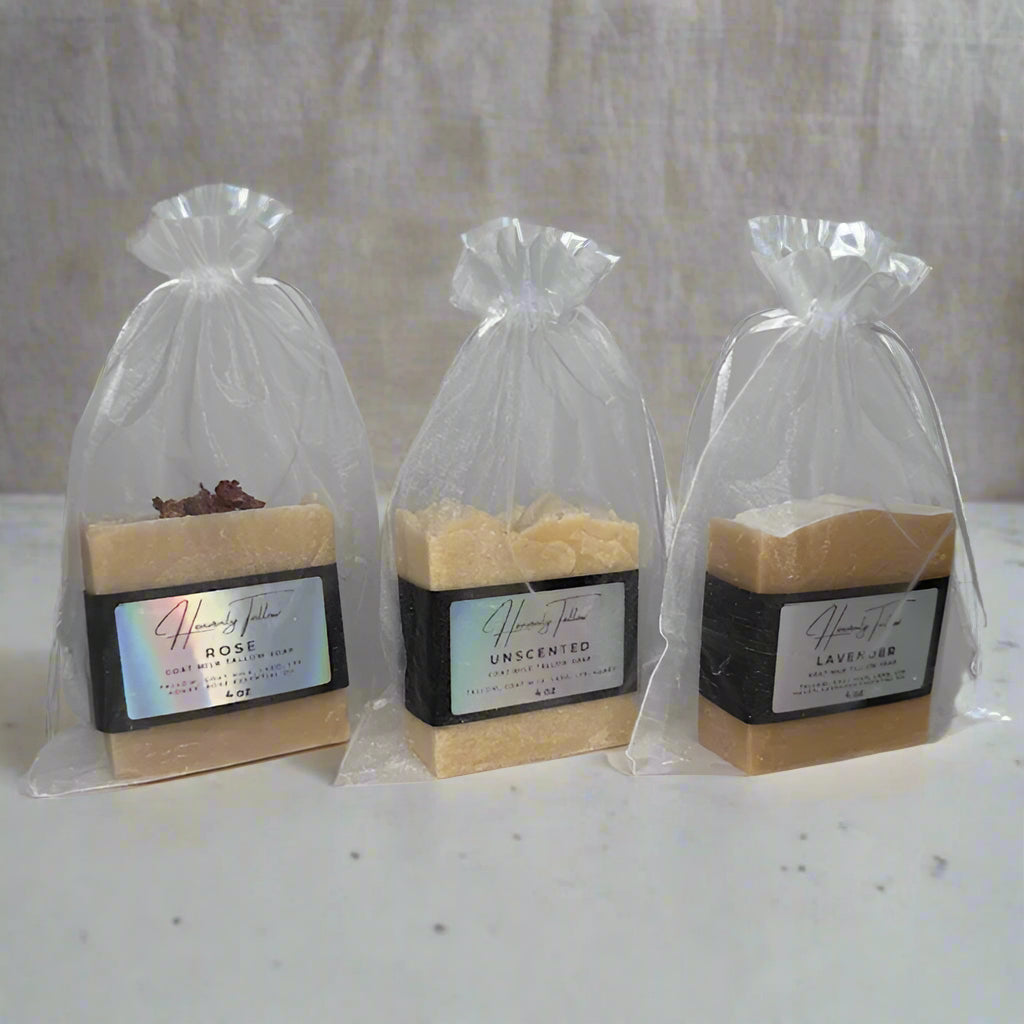 Unscented Goat Milk Tallow Soap