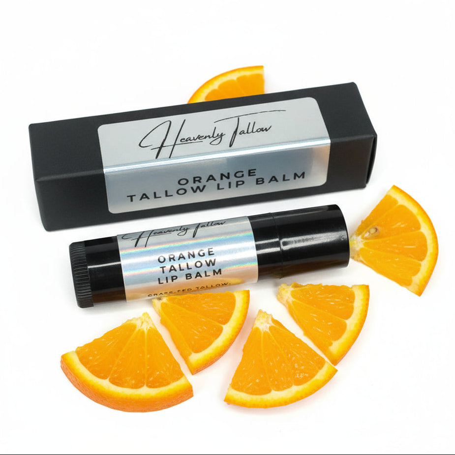 Orange Tallow Lip Balm