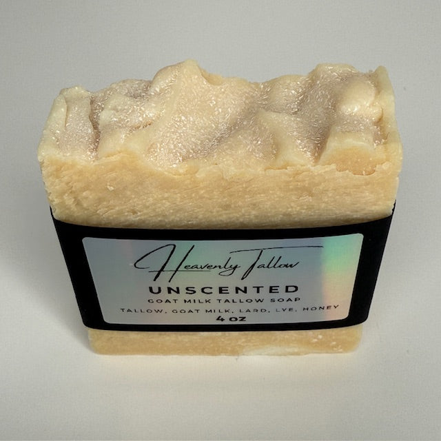 Unscented Goat Milk Tallow Soap