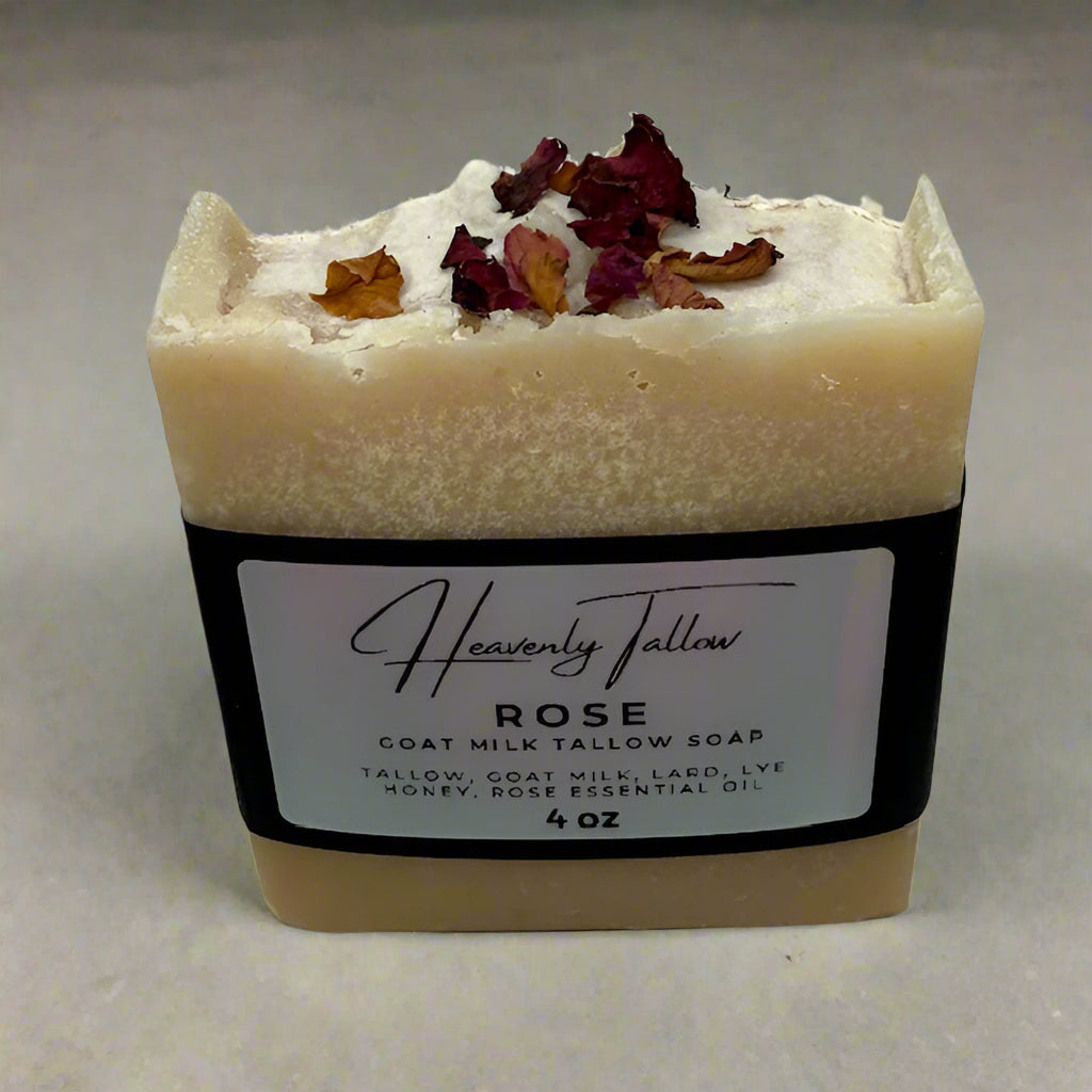 Rose Goat Milk Tallow Soap