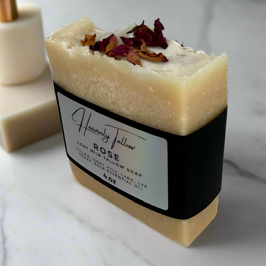 Rose Goat Milk Tallow Soap