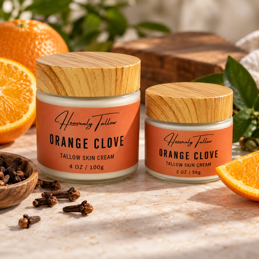 Orange Clove Whipped Tallow Face & Body Cream