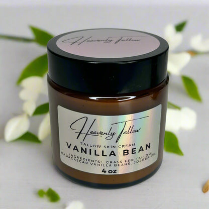 Vanilla Bean Infused Whipped Tallow Face & Body Cream