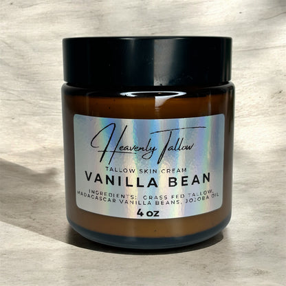 Vanilla Bean Infused Whipped Tallow Face & Body Cream
