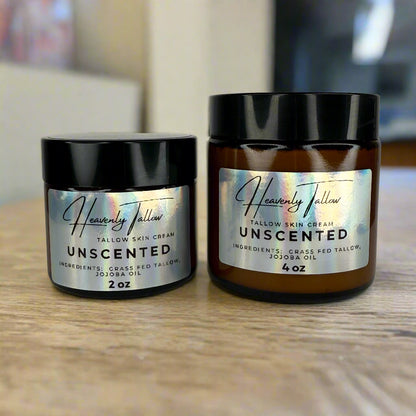Unscented Whipped Tallow Face & Body Cream