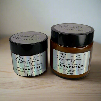 Unscented Whipped Tallow Face & Body Cream
