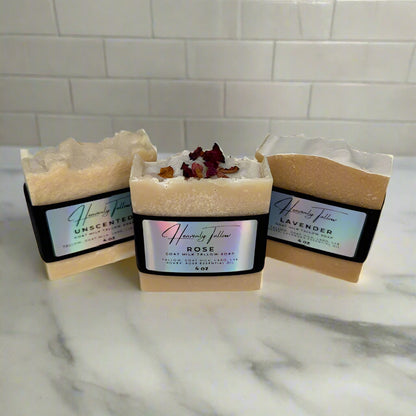 Unscented Goat Milk Tallow Soap