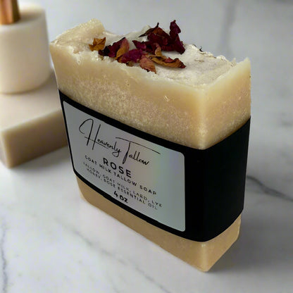Rose Goat Milk Tallow Soap